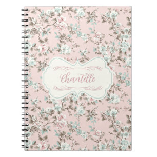 Chantelle Pink Vintage Rose Notebook