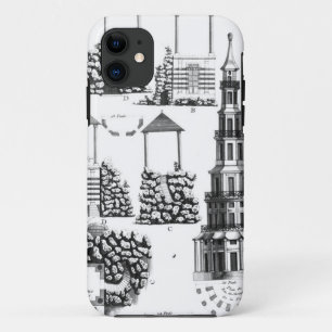 Chanteloup Pagoda, from 'Details des Nouveaux Jard iPhone 11 Case
