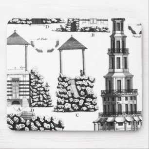 Chanteloup Pagoda, from 'Details des Nouveaux Jard Mouse Pad