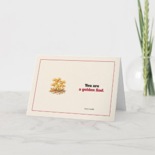 Chanterelle Mushroom Greeting Card