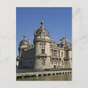 Chantilly castle, Oise France Postcard