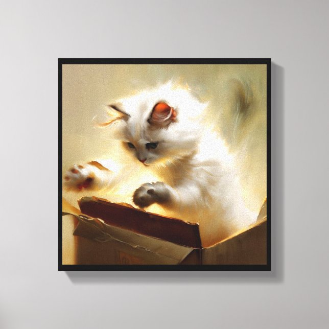 Chantilly-Tiffany Cat  Canvas Print (Front)