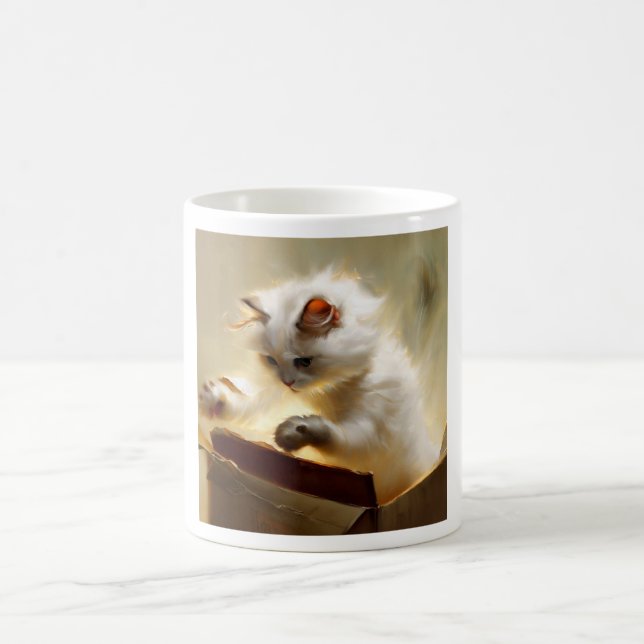 Chantilly-Tiffany Cat  Coffee Mug (Center)