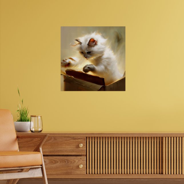 Chantilly-Tiffany Cat  Poster (Living Room 2)