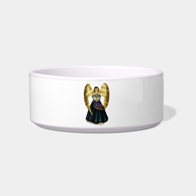 Chanukah Angel Bowl (Front)