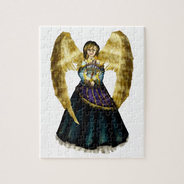 Chanukah Angel Jigsaw Puzzle (Vertical)