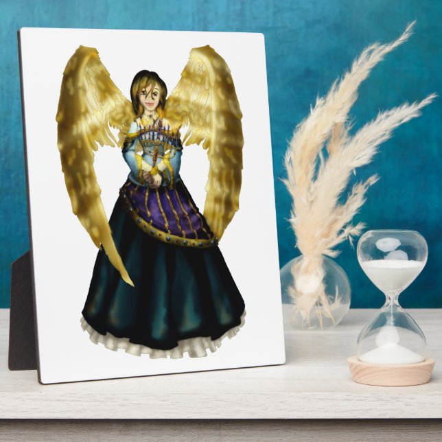 Chanukah Angel Plaque (Side)