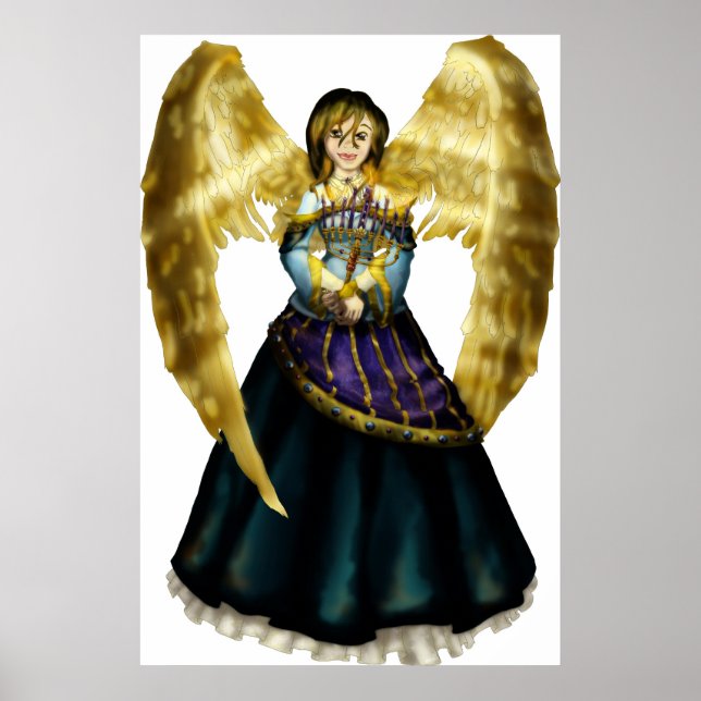 Chanukah Angel Poster (Front)