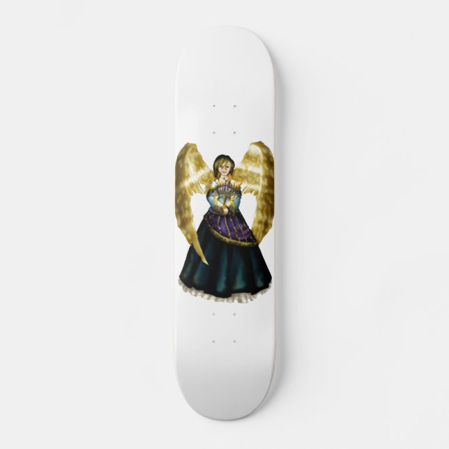Chanukah Angel Skateboard (Front)