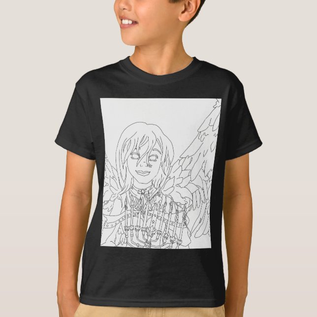 Chanukah Angel T-Shirt (Front)