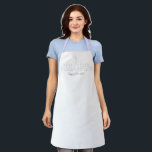 Chanukah Apron<br><div class="desc">Chanukah deserves something more—something special! This design features a beautiful,  simplistic,  minimalist aesthetic with its modern touch and delicate flair. Celebrate Chanukah with coordinating decor and gifting accessories. Make this year a Chanukah to remember!</div>