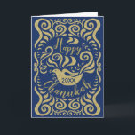 Chanukah "Blackboard Dove" Greeting Card/Envelope Holiday Card<br><div class="desc">Chanukah "Blackboard Dove" Greeting Card with Envelope. To personalise, delete text and replace with your own message. Choose your favourite font style, colour, and size. Background colour can be changed out by selecting a new background colour. Thanks for stopping and shopping by. Much appreciated!!! Happy Hanukkah! Size: Standard (5" x...</div>