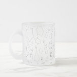 Chanukah Frosted Glass Coffee Mug<br><div class="desc">Chanukah deserves something more—something special! This design features a beautiful,  simplistic,  minimalist aesthetic with its modern touch and delicate flair. Celebrate Chanukah with coordinating decor and gifting accessories. Make this year a Chanukah to remember!</div>