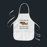 Chanukah Funny Latke Shark Kids Apron<br><div class="desc">Chanukah funny, latke shark, apron. A great gift for the kids, yourself and makes a great host/hostess gift, too! You can also choose other apron colors and sizes for this design. This design can be transferred to other Zazzle products. Be sure to adjust and preview design for perfect fit! Thanks...</div>