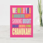 Chanukah/Hannukah Greeting Holiday Card<br><div class="desc">Customise and Personalise Chanukah Greeting Card</div>