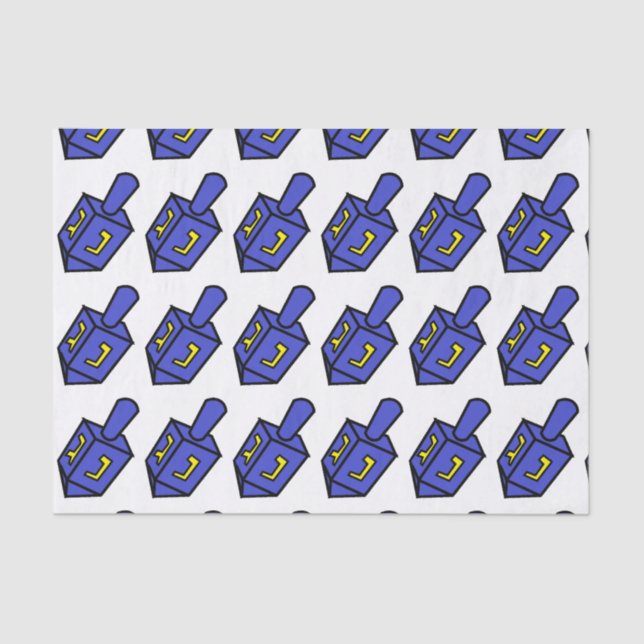 Chanukah Hanukkah חֲנֻכָּה Tissue Paper (Front)