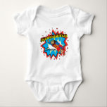 Chanukah Judah Maccabee the Hammer Baby Bodysuit<br><div class="desc">Chanukah Baby Jersey Bodysuit. "Judah Maccabee, the Hammer." Judah Maccabee is coming your way on shirts, stickers, balloons, or any other Zazzle product you'd like to transfer this design onto. Personalize by changing message. Choose your favorite font style, color, and size for text. Thanks for stopping and shopping by! Much...</div>