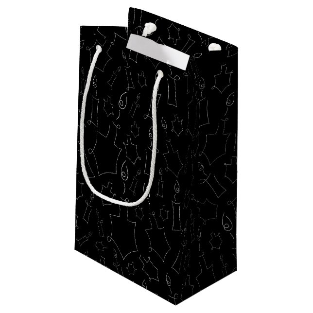 Chanukah Small Gift Bag (Back Angled)