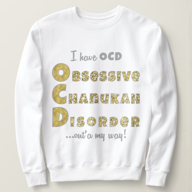 Chanukah Women's Pullover Sweatshirt "OChanukahD" (Design Front)