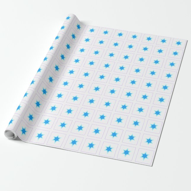 Chanukah Wrapping Paper (Unrolled)