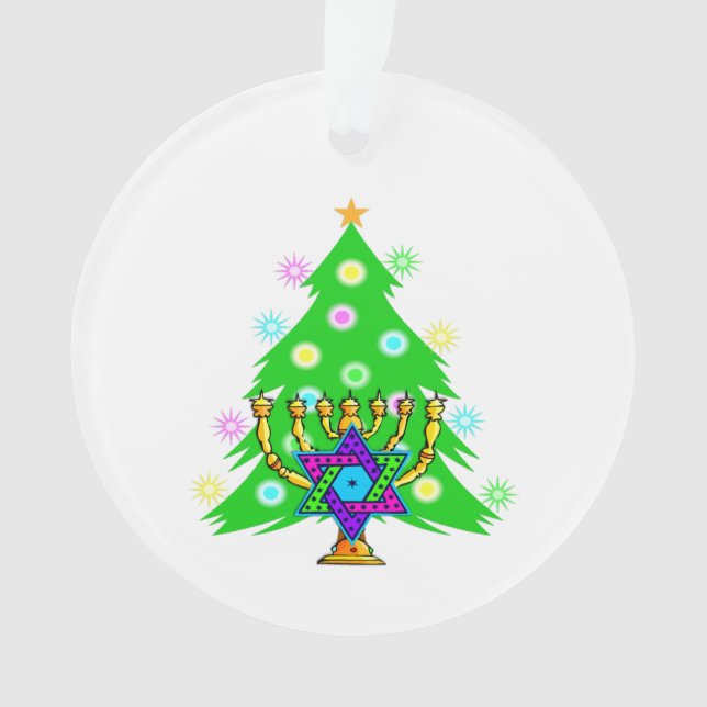 Chanukkah and Christmas Ornament (Front)
