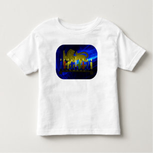 Chanukkah Brass Lion Menorah Toddler T-Shirt