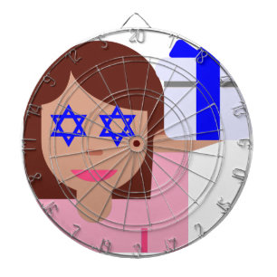 chanukkah hair flip emoji dartboard