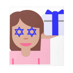 chanukkah hair flip emoji notepad