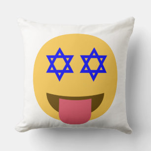 chanukkah hanukkah emoji cushion