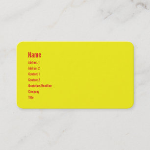 Chào / Hello ~ Vietnam / Vietnamese / Tiếng Việt Business Card