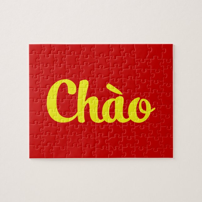 Chào / Hello ~ Vietnam / Vietnamese / Tiếng Việt Jigsaw Puzzle (Horizontal)