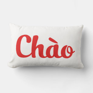 Chào / Hello ~ Vietnam / Vietnamese / Tiếng Việt Lumbar Cushion