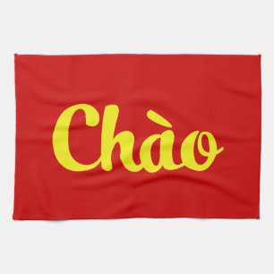 Chào / Hello ~ Vietnam / Vietnamese / Tiếng Vi Tea Towel