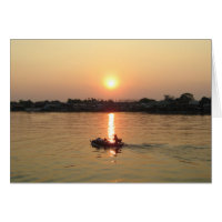 Chao Phraya River Sunset ... Ayutthaya, Thailand