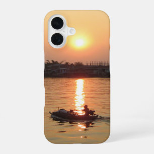 Chao Phraya River Sunset ... Ayutthaya, Thailand iPhone 16 Case