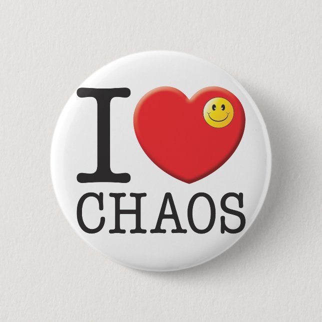 Chaos 6 Cm Round Badge (Front)