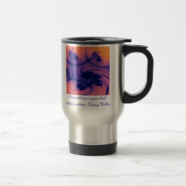 Chaos and Fractals Travel Mug (Right)
