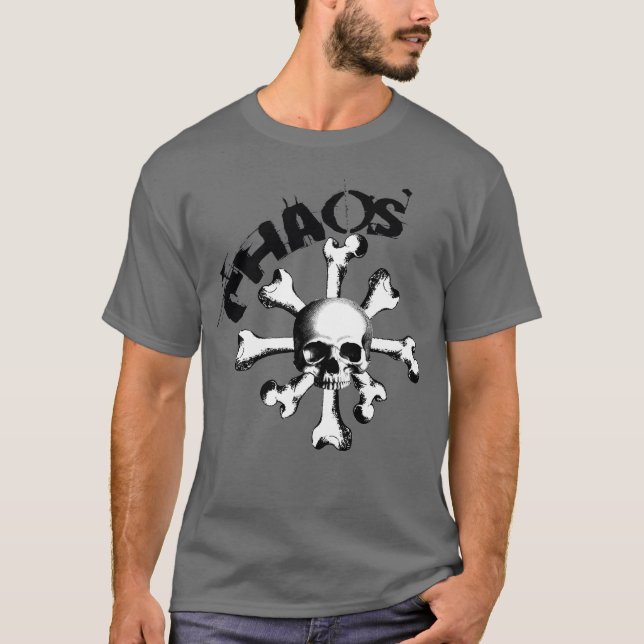 Chaos and logo T-Shirt (Front)