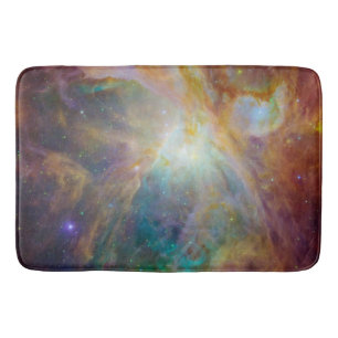 Chaos at Heart of Orion Spitzer Hubble Composite Bath Mat