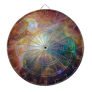 Chaos at Heart of Orion Spitzer Hubble Composite Dartboard