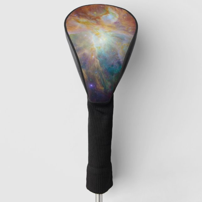 Chaos at Heart of Orion Spitzer Hubble Composite Golf Head Cover (Front)