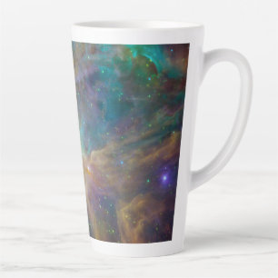 Chaos at Heart of Orion Spitzer Hubble Composite Latte Mug