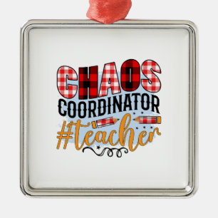 Chaos Coordination Teacher Metal Tree Decoration