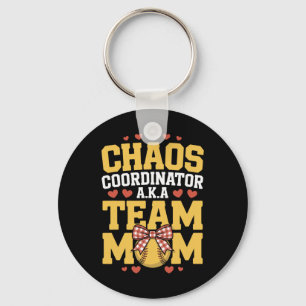 Chaos Coordinator A.k.a Team Mom, Softll Sports Pl Key Ring