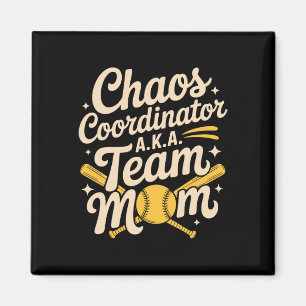 Chaos Coordinator A.k.a Team Mom, Softll Sports Pl Magnet
