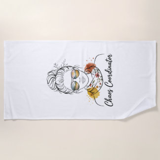 Chaos Coordinator Beach Towel