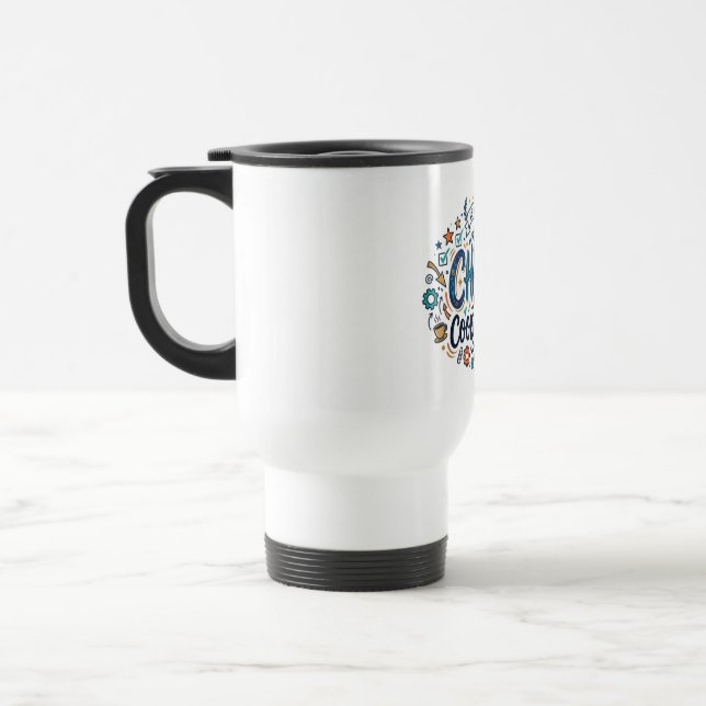 Chaos Coordinator Boss Edition Travel Mug  (Left)