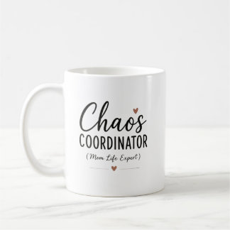 Chaos Coordinator Custom Name Funny Mum Coffee Mug
