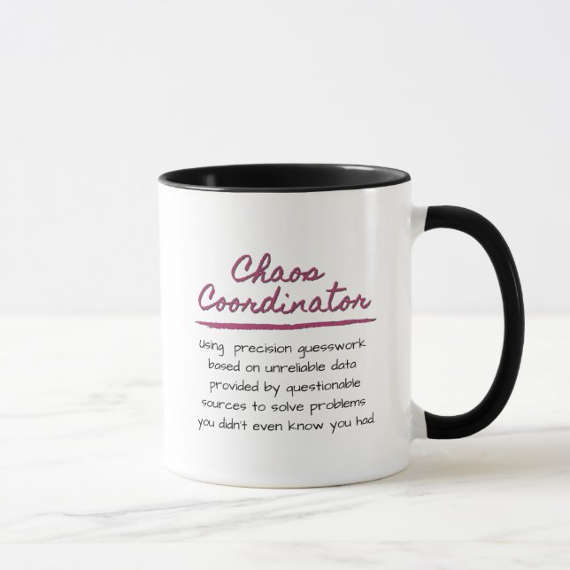 Chaos Coordinator Definition Mug (Right)