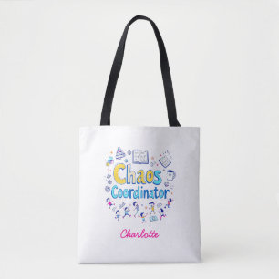 Chaos Coordinator Funny Mum Life Personalised Tote Bag